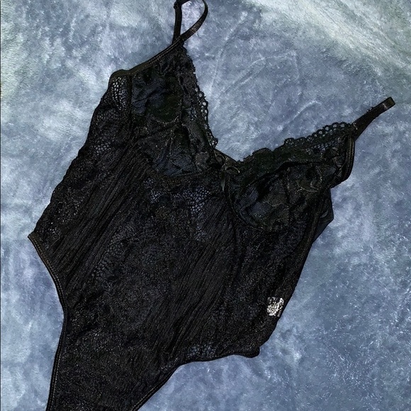 🔥 Sexy Black Lace Mesh Bodysuit - Picture 5 of 5